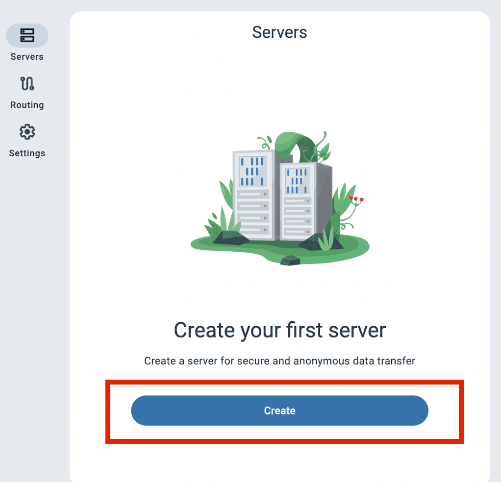 Кнопка Create TrustTunnel